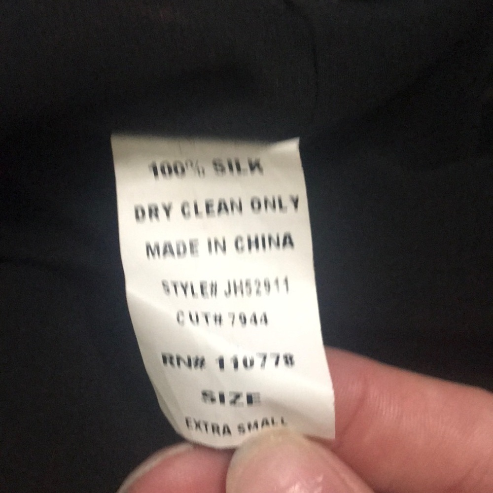 Anthropologie One shoulder silk dress by Hazel - Picture 6 of 7